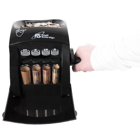 Royal Sovereign One Row Manual Hand Crank Coin Sorter QS-3N
